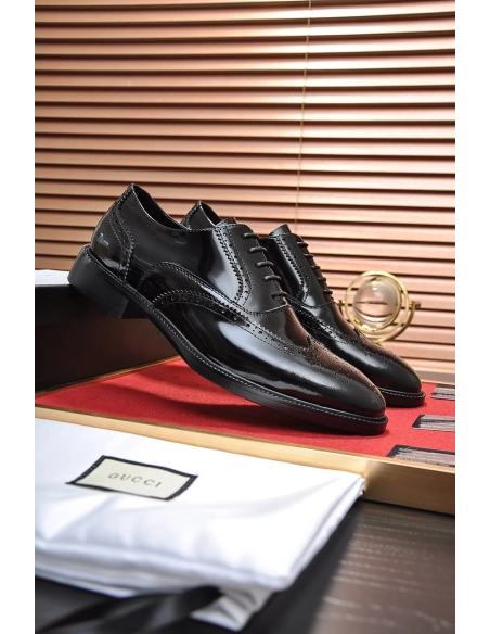 Gucci leather shoes 037,GUCCI SHOES,Business Shoes