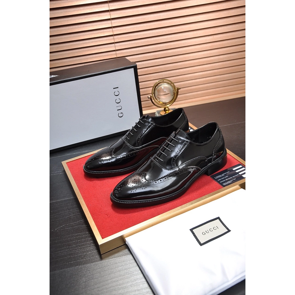 Gucci leather shoes 037,GUCCI SHOES,Business Shoes