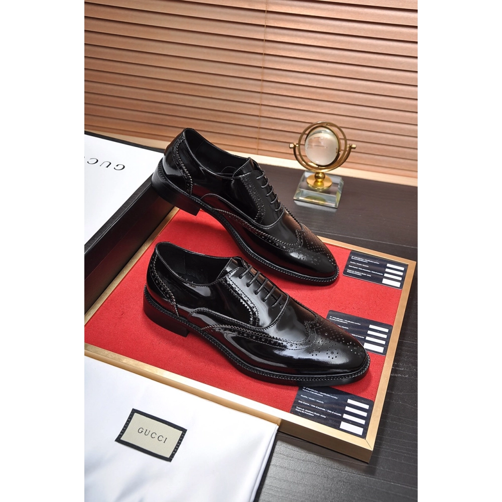 Gucci leather shoes 037,GUCCI SHOES,Business Shoes