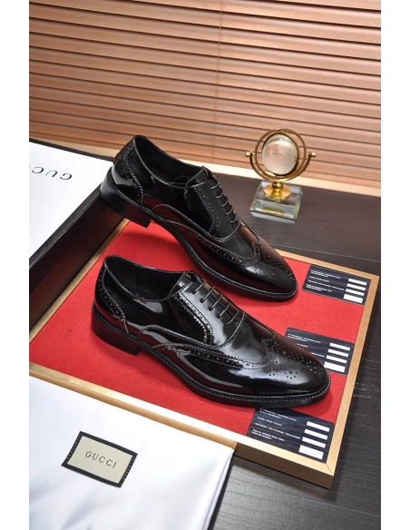 Gucci leather shoes 037,GUCCI SHOES,Business Shoes