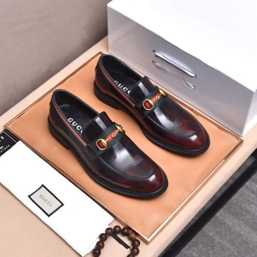 Gucci leather shoes 053,GUCCI SHOES,Business Shoes