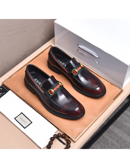 Gucci leather shoes 053,GUCCI SHOES,Business Shoes
