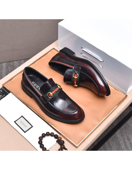 Gucci leather shoes 053,GUCCI SHOES,Business Shoes