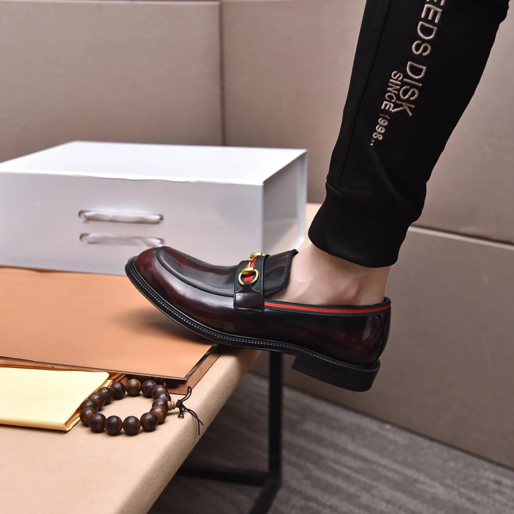Gucci leather shoes 053,GUCCI SHOES,Business Shoes