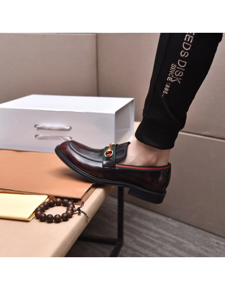Gucci leather shoes 053,GUCCI SHOES,Business Shoes