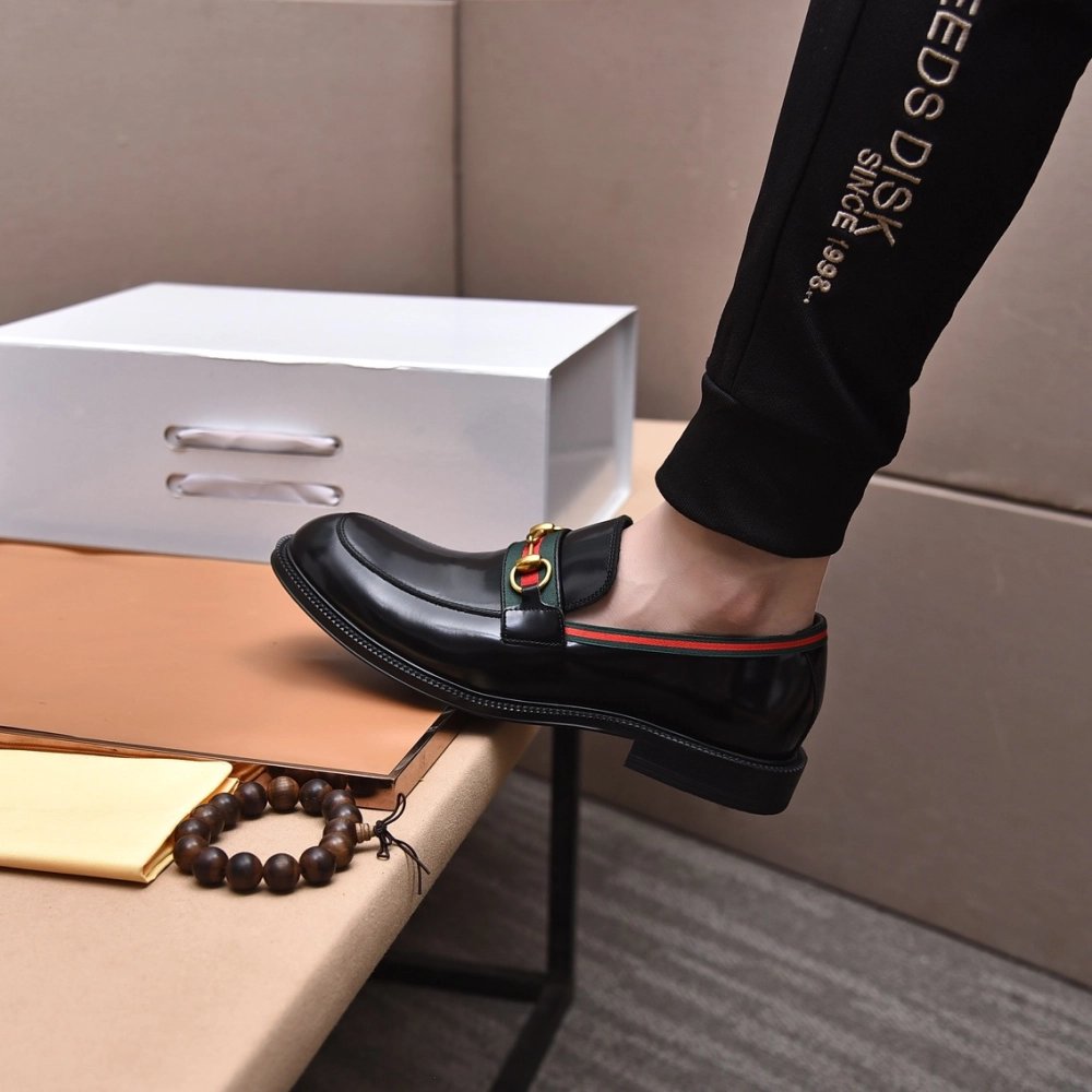 Gucci leather shoes 055,GUCCI SHOES,Business Shoes