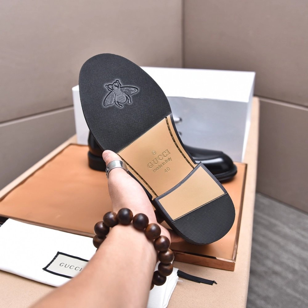 Gucci leather shoes 055,GUCCI SHOES,Business Shoes