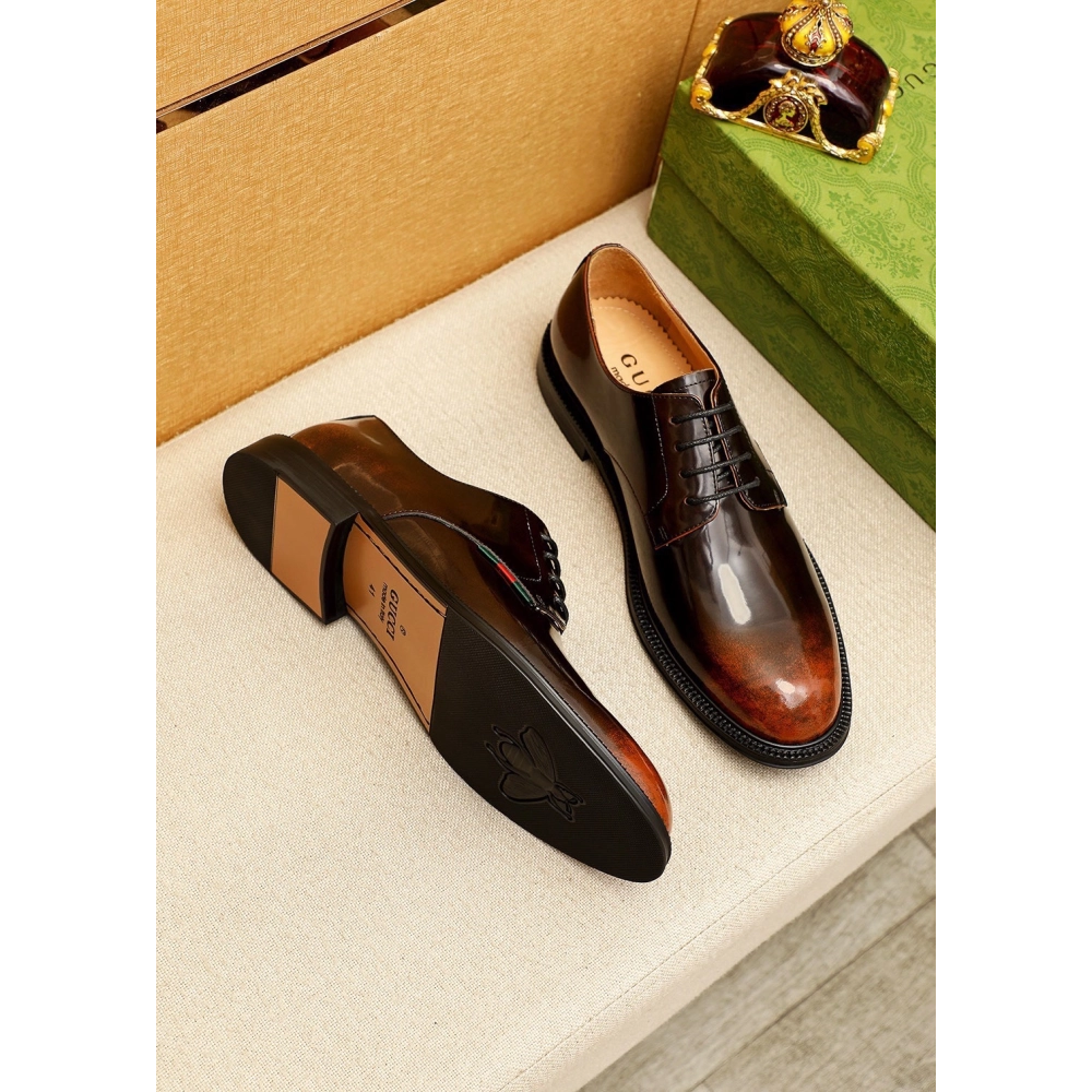 Gucci leather shoes 064,GUCCI SHOES,Business Shoes