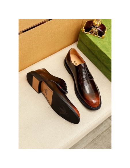 Gucci leather shoes 064,GUCCI SHOES,Business Shoes