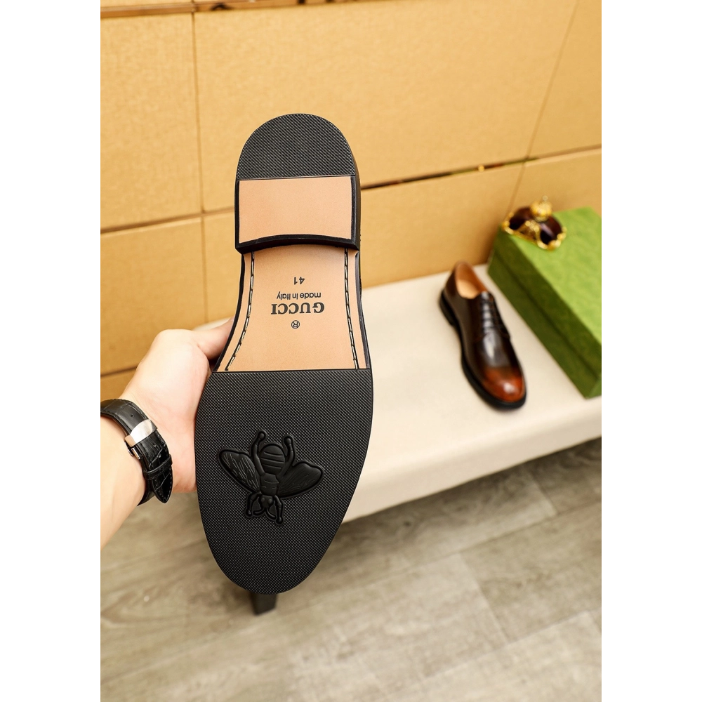 Gucci leather shoes 064,GUCCI SHOES,Business Shoes