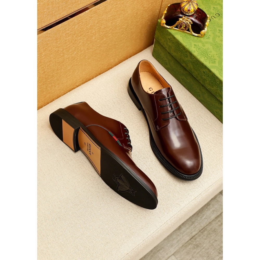 Gucci leather shoes 065,GUCCI SHOES,Business Shoes