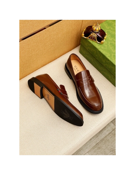 Gucci leather shoes 067,GUCCI SHOES,Business Shoes
