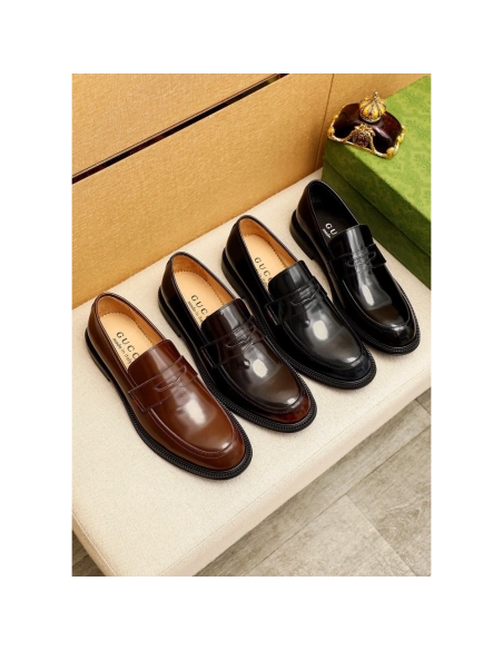 Gucci leather shoes 067,GUCCI SHOES,Business Shoes