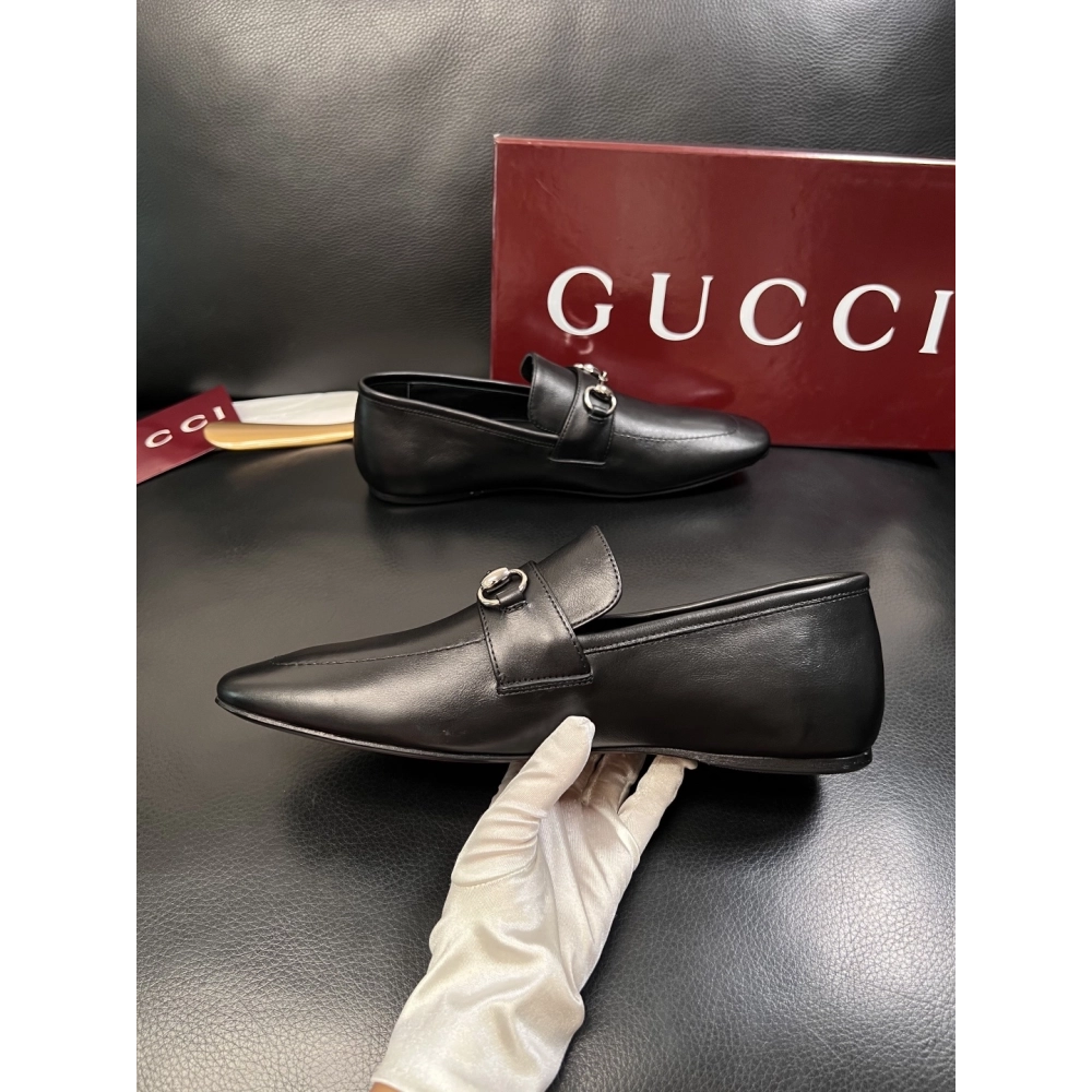 Gucci leather shoes 077,GUCCI SHOES,Business Shoes