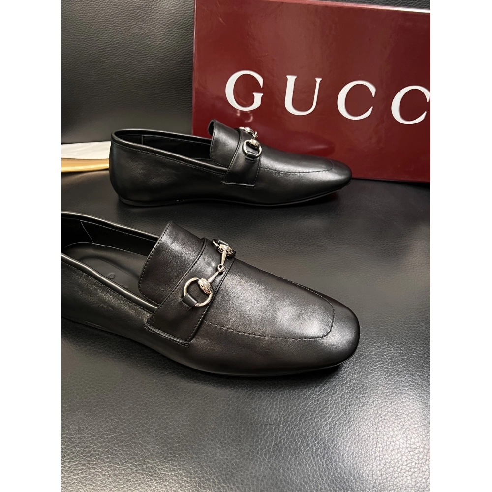 Gucci leather shoes 077,GUCCI SHOES,Business Shoes
