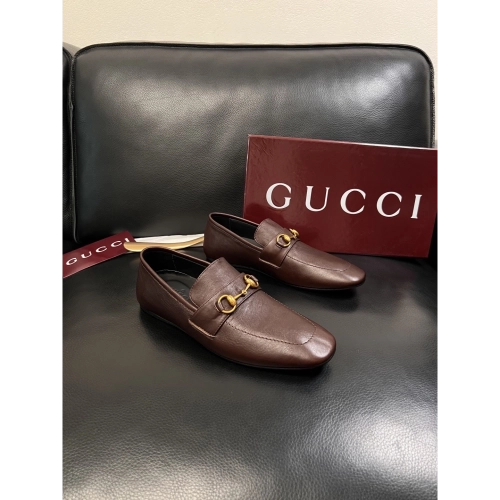 Gucci leather shoes 078,GUCCI SHOES,Business Shoes