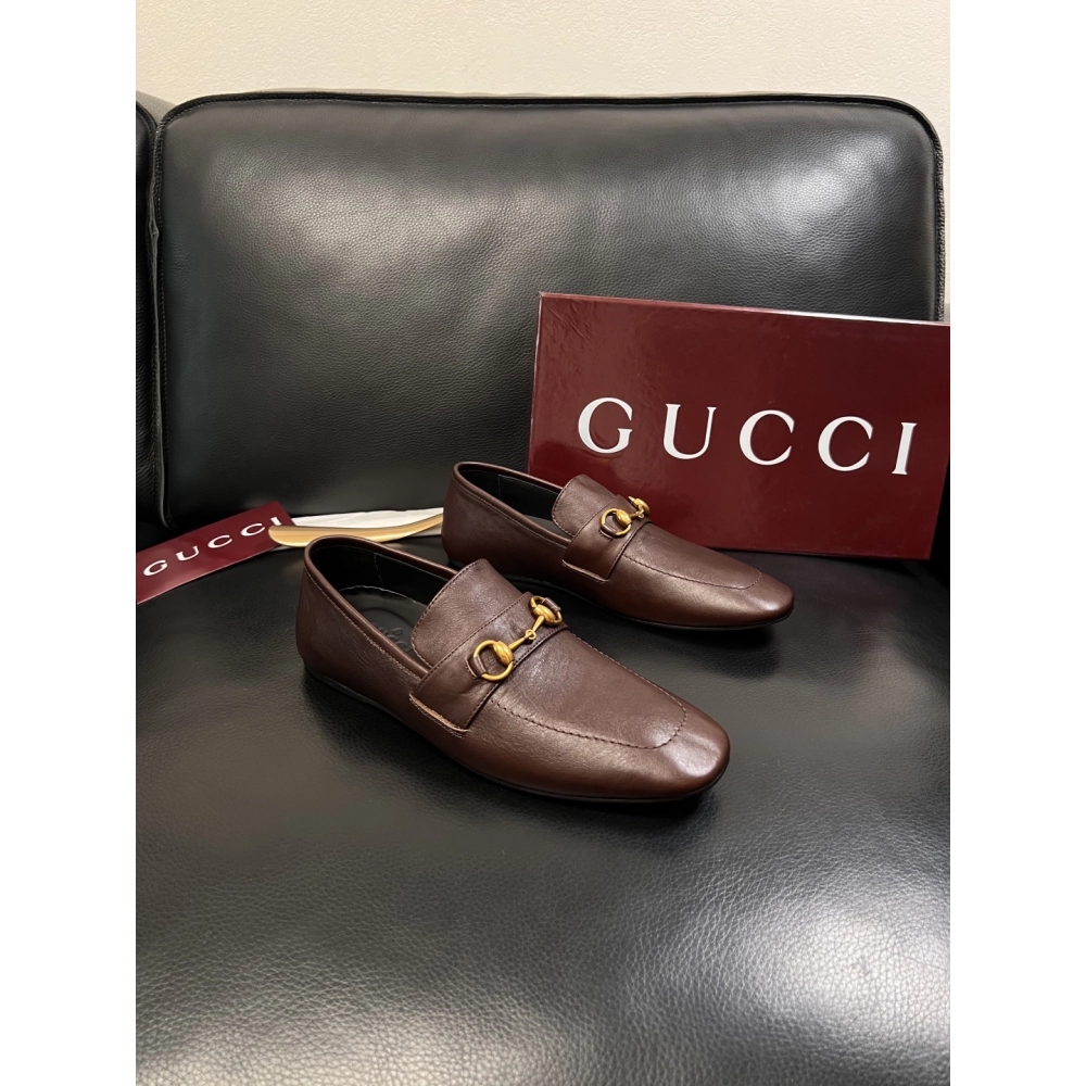 Gucci leather shoes 078,GUCCI SHOES,Business Shoes
