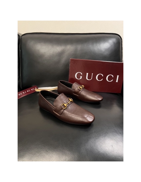 Gucci leather shoes 078,GUCCI SHOES,Business Shoes