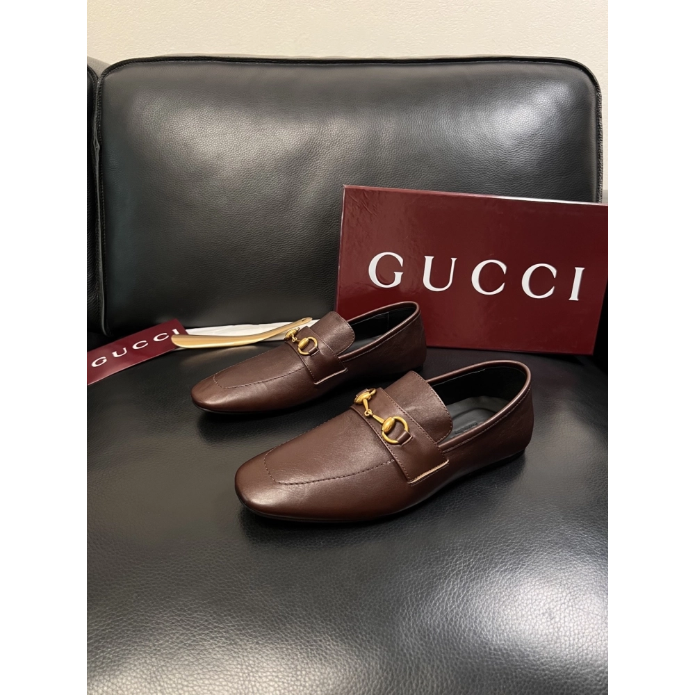 Gucci leather shoes 078,GUCCI SHOES,Business Shoes