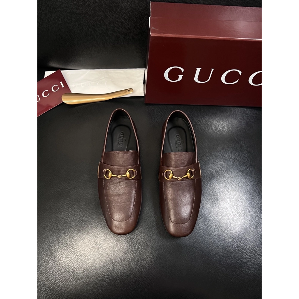 Gucci leather shoes 078,GUCCI SHOES,Business Shoes