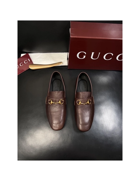 Gucci leather shoes 078,GUCCI SHOES,Business Shoes