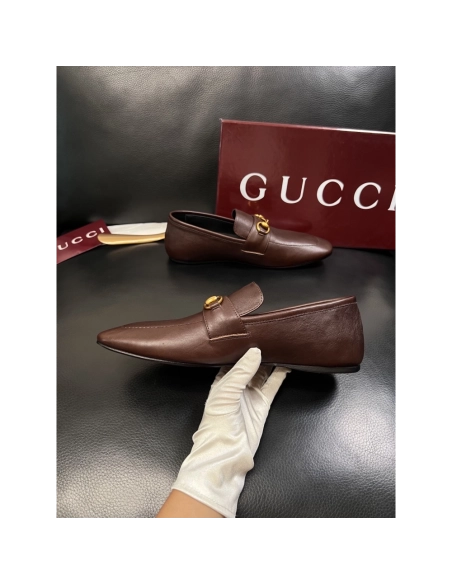 Gucci leather shoes 078,GUCCI SHOES,Business Shoes
