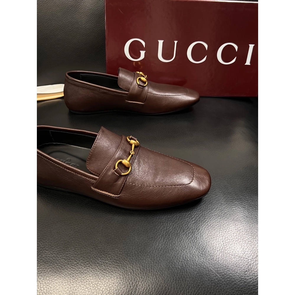 Gucci leather shoes 078,GUCCI SHOES,Business Shoes
