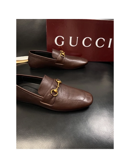 Gucci leather shoes 078,GUCCI SHOES,Business Shoes