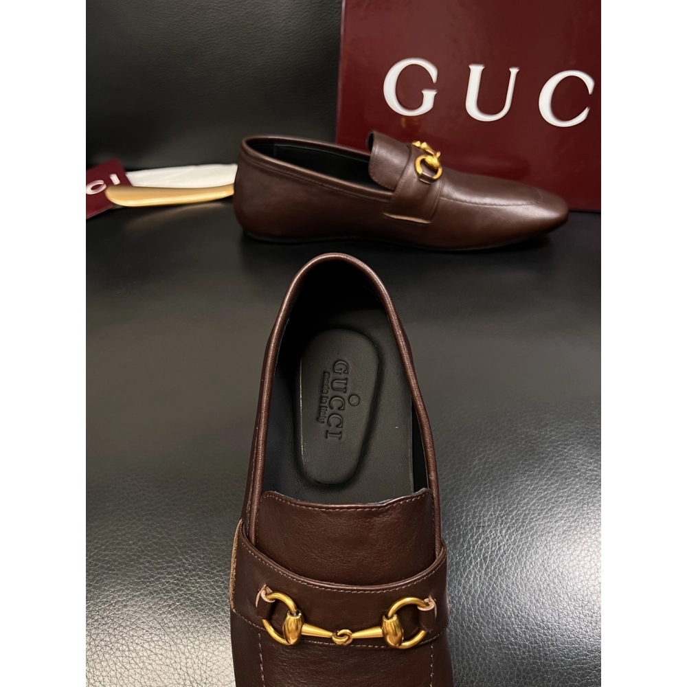 Gucci leather shoes 078,GUCCI SHOES,Business Shoes