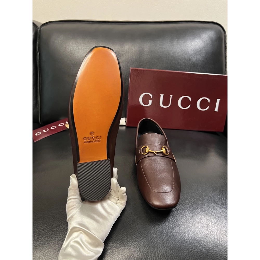 Gucci leather shoes 078,GUCCI SHOES,Business Shoes