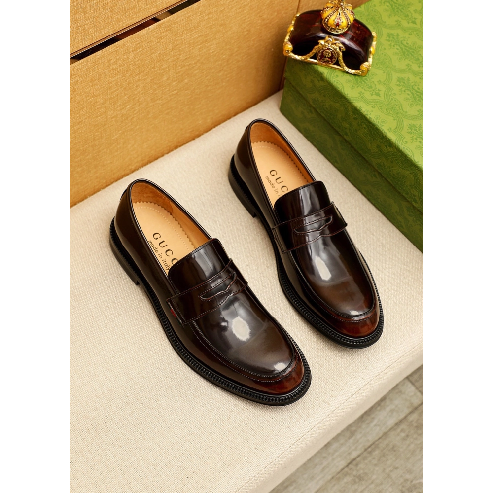 Gucci leather shoes 069,GUCCI SHOES,Business Shoes