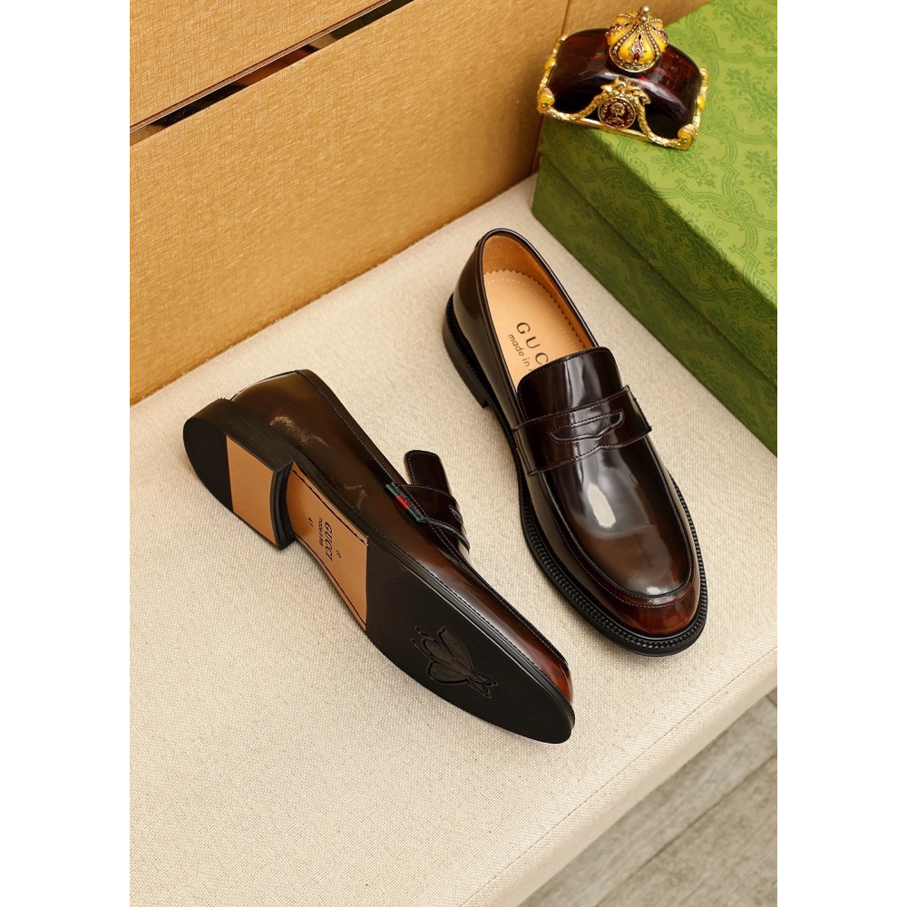 Gucci leather shoes 069,GUCCI SHOES,Business Shoes