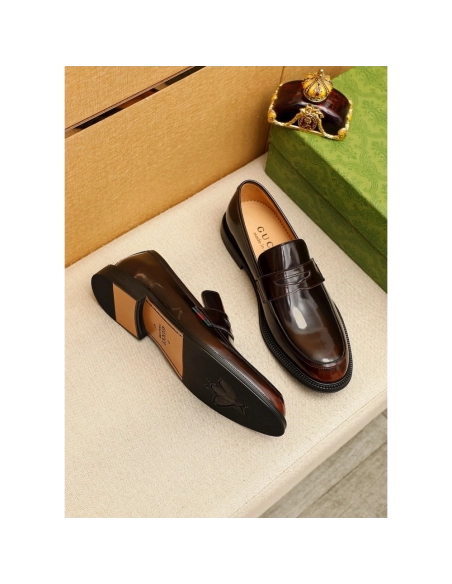 Gucci leather shoes 069,GUCCI SHOES,Business Shoes
