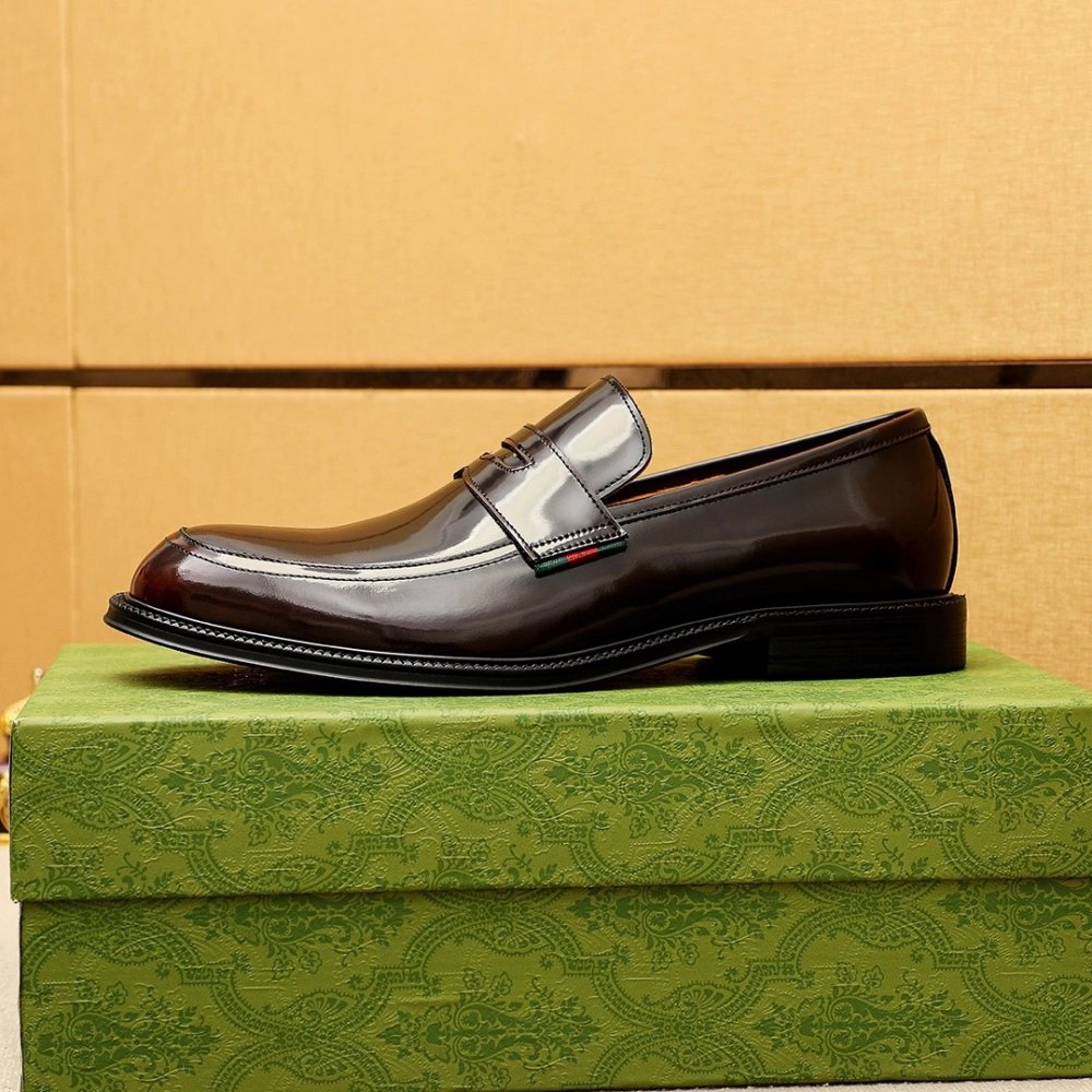 Gucci leather shoes 069,GUCCI SHOES,Business Shoes