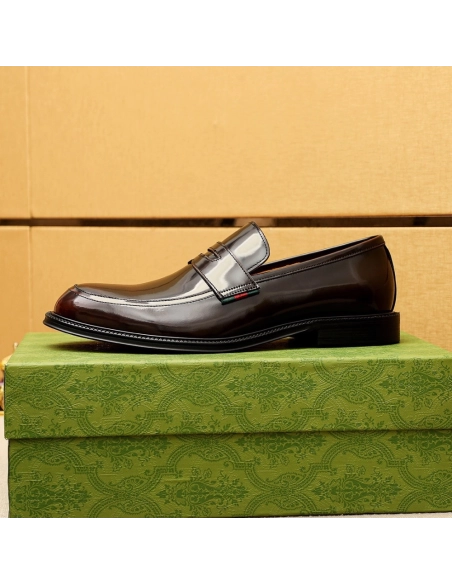 Gucci leather shoes 069,GUCCI SHOES,Business Shoes