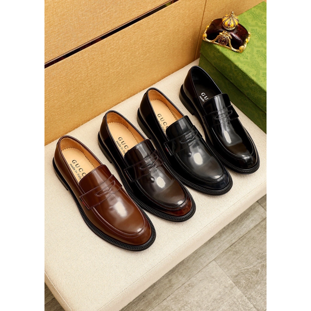Gucci leather shoes 070,GUCCI SHOES,Business Shoes