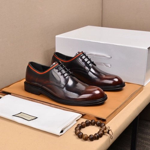 Gucci leather shoes 082,GUCCI SHOES,Business Shoes