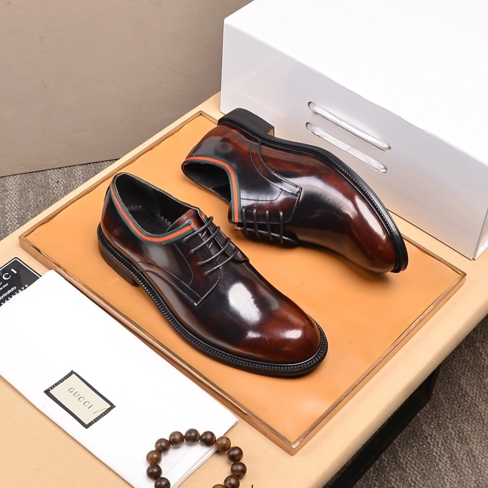 Gucci leather shoes 082,GUCCI SHOES,Business Shoes