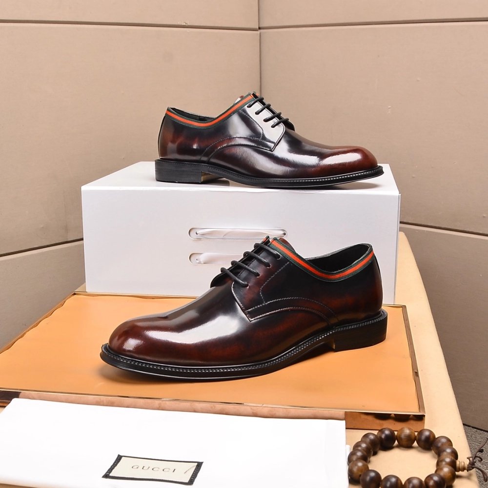 Gucci leather shoes 082,GUCCI SHOES,Business Shoes