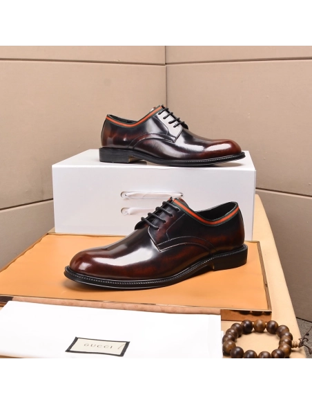 Gucci leather shoes 082,GUCCI SHOES,Business Shoes