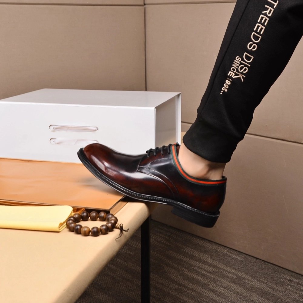 Gucci leather shoes 082,GUCCI SHOES,Business Shoes
