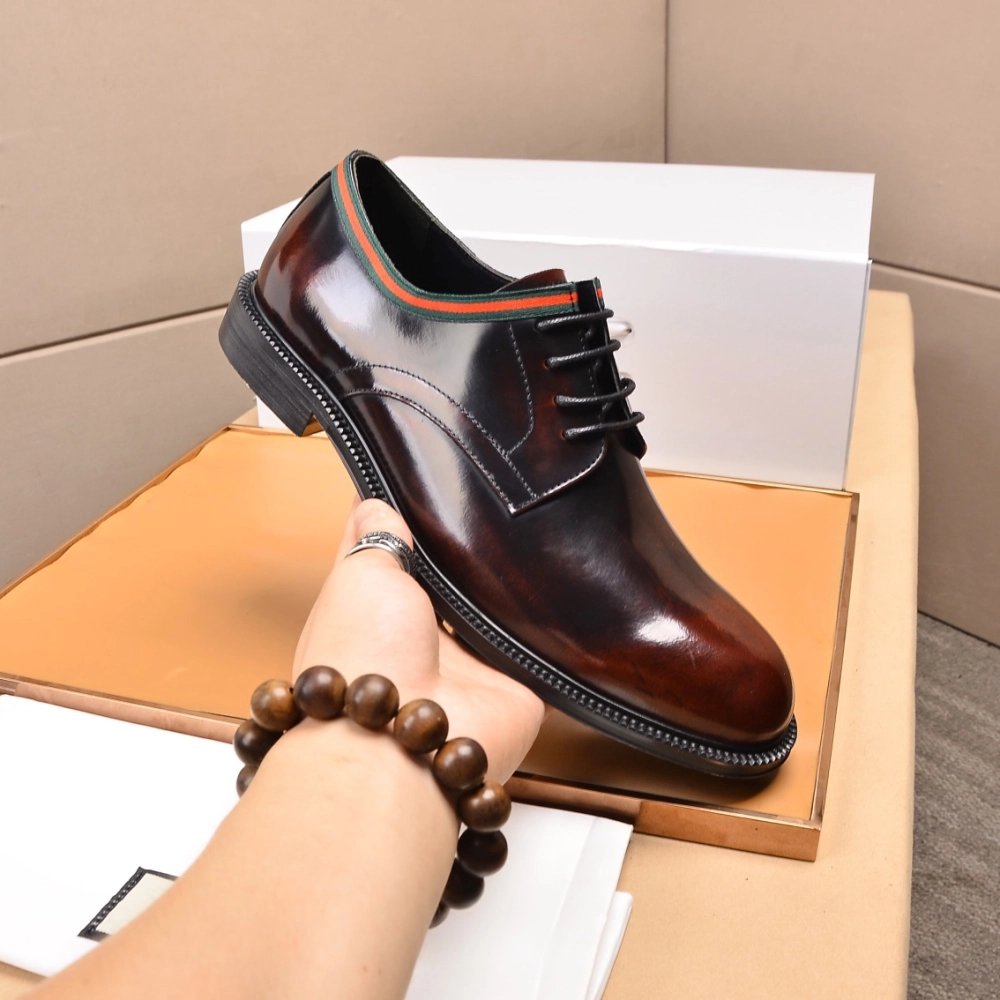 Gucci leather shoes 082,GUCCI SHOES,Business Shoes