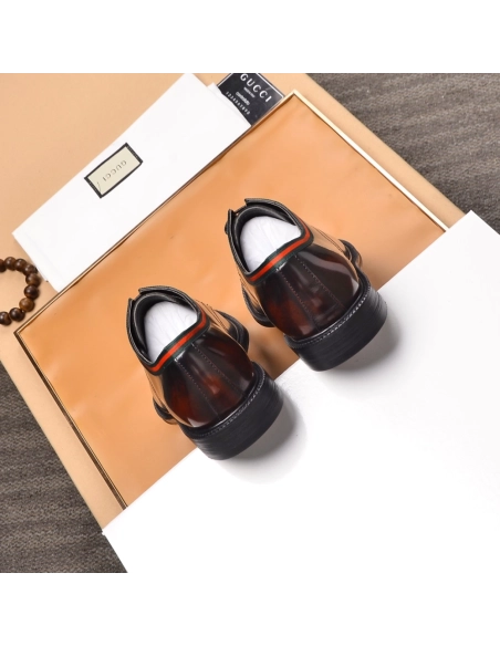 Gucci leather shoes 082,GUCCI SHOES,Business Shoes