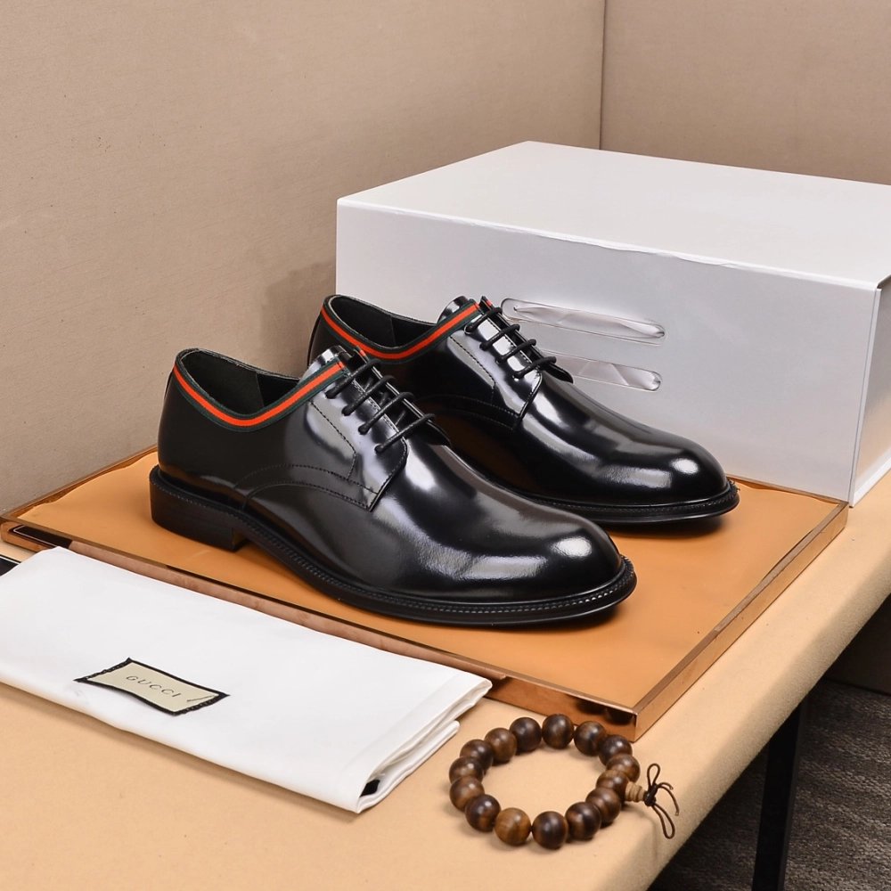 Gucci leather shoes 084,GUCCI SHOES,Business Shoes