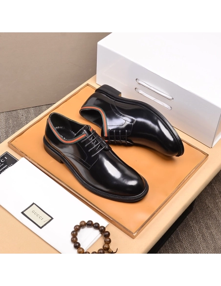 Gucci leather shoes 084,GUCCI SHOES,Business Shoes