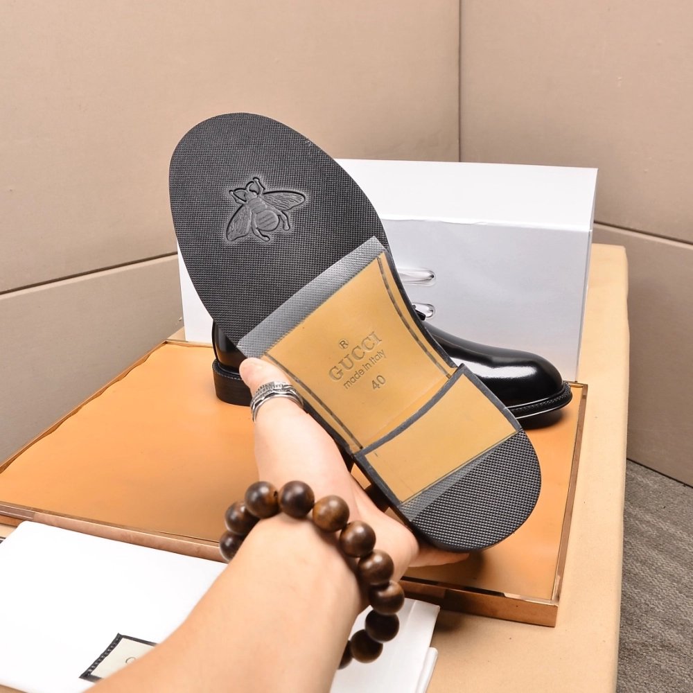 Gucci leather shoes 084,GUCCI SHOES,Business Shoes
