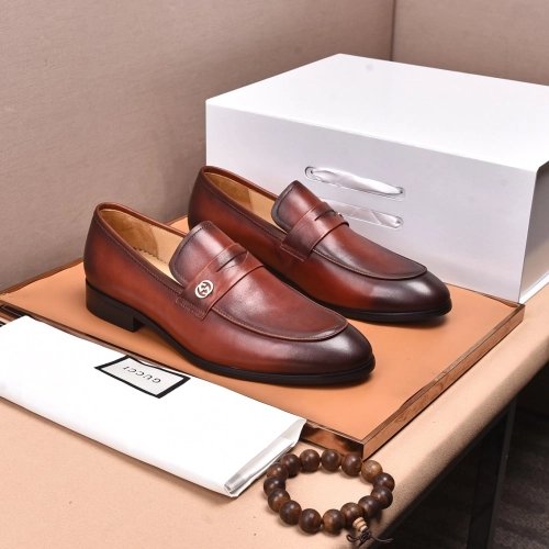 Gucci leather shoes 085,GUCCI SHOES,Business Shoes
