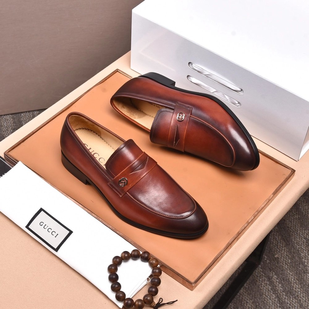 Gucci leather shoes 085,GUCCI SHOES,Business Shoes