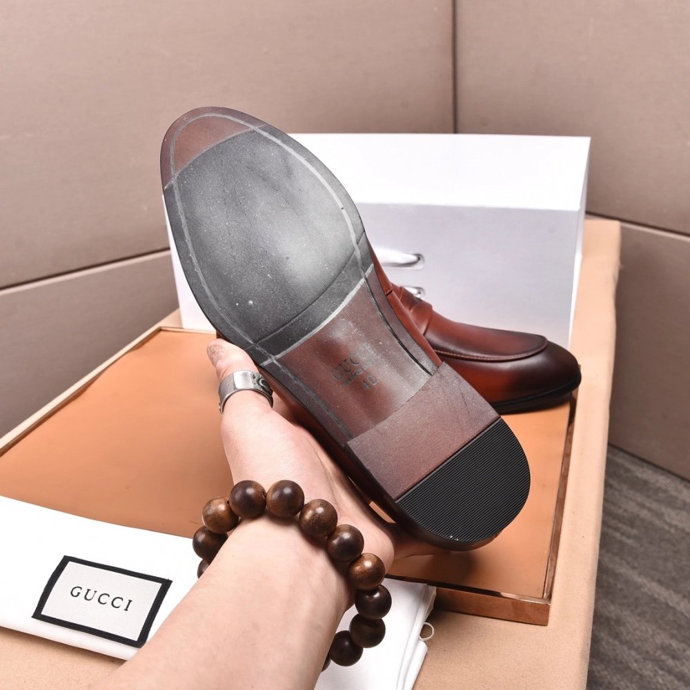 Gucci leather shoes 085,GUCCI SHOES,Business Shoes