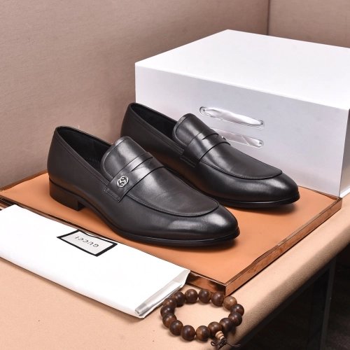 Gucci leather shoes 086,GUCCI SHOES,Business Shoes